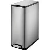 EKO - Ecoslim Treteimer 45 Liter - Stainless steel Plastic - Matt Edelstahl