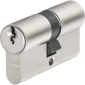 ABUS Zylinder 40X40Mm Matte Nick Lang 3 Schlüssel