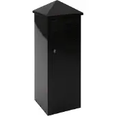 Vepa Bins Briefkasten viereckig freistehend Schwarz Viereckiger, robuster Briefkasten aus Metall