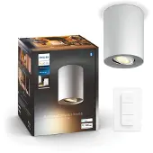 Philips Deckenstrahler Hue Pillar - White Ambiance 1-flammig weiß mit Schalter