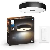 Philips White Ambiance Fair Deckenleuchte Schwarz 3000lm inkl DS