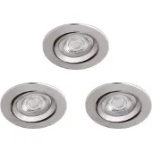 Philips Funktional Einbauspot, Einbaustrahler, Nicht austauschbare(s) Leuchtmittel, LED, 2700 K, 350 lm, Nickel