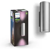 Philips White & Color Ambiance Appear Wandleuchte (schwarz)