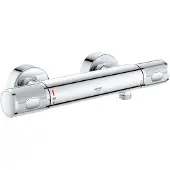 GROHE Precision Feel Thermostat-Brausebatterie, Ausladung 313mm, 34790000, Farbe: Chrom