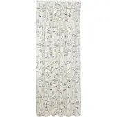Sealskin Duschvorhang Mind Schwarz Weiß (180 x 200 cm)