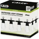 Circle LED Lichterkette, 10 Meter, 10 Lampen, Extra Warmweißes Licht (1800K), IP54, Außenbeleuchtung für Garten & Balkon