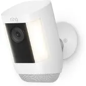Ring Spotlight Cam Pro Battery, IP-Sicherheitskamera, Draußen, Kabellos, Decke/Wand, Weiß, Box