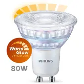 Philips Spot (dimmbar), 6,2 W, 80 W, GU10, 575 lm, 25000 h