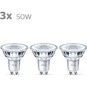 Philips 4,6W - GU10 - 2700K - 355 lumen 3er-Set