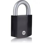 Yale Hangschloss gehärteter Stahl 63mm, Bügelhöhe 27mm, Maximum Security