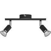 Philips Limbali Decken-/Wandspot, 2x, Strahler Oberflächenbeleuchtung, GU10, 2 Glühbirne(n), LED, 220-240 V, Schwarz