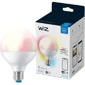Philips Smart Lighting Smarte LED-RGB-Lampe G95, E27-Sockel, 1055 lm, Wi-Fi/Bluetooth, Weiß, Wi-Fi 4 (802.11n), 802.11b, 802.11g, LED, Kunststoff, E27