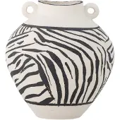 Bloomingville Togo Vase | Schwarz | Steingut | 82060714