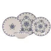 Hermia Concept , GBSATN24Y4R1654, Essservices, Tafelservice (24 Teile), Weiß, Porzellan, 25 x 25 x 2 cm