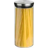 5five Simply Smart Einmachglas Nixo, Vorratsglas, Glas, Edelstahl, Transparent, 1.7 L, 135298