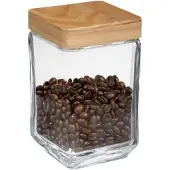 5 Five Five Quadratisches Glasgefäß 1.7l Durchsichtig Durchsichtig One Size