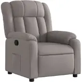 vidaXL Relaxsessel Taupe Stoff