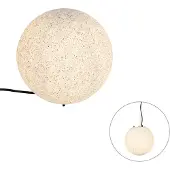 QAZQA Moderne Außenleuchte Grau 25 cm IP65 - Nura