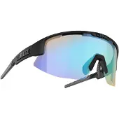 Bliz - Vielseitige Sonnenbrille - Matrix Small Matt Black Nano Optics Nordic Light Coral Orange W Blue Multi aus Wolle - schwarz