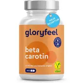 Gloryfeel Beta-Carotin Bräunungskapseln 200 Kapseln - Markenrohstoff Lyc-O-Beta Blakeslea trispora 75 g