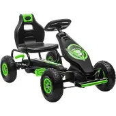 HOMCOM Go Kart mit verstellbarem Schalensitz 370-256V00