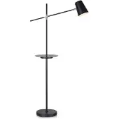 Markslöjd Linear Stehleuchte USB Schwarz - , Linear, Schwarz, für Wohnzimmer, Metall, Skandinavisch
