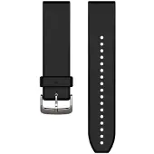Garmin QuickFit 22, Band, Approach S60, fnix 5, Forerunner 935, quatix 5, quatix 5 Sapphire, Silikon, Silber, 22 mm