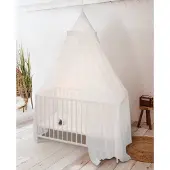 Deconet Moskitonetz Himmelbett Bambus Baby Castle Weiß