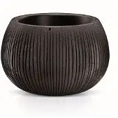 Prosperplast Beton Decoration Bowl 19.5x29x29 Cm Schwarz