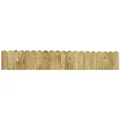 vidaXL Beeteinfassung Grün 120 cm Imprägniertes Kiefernholz