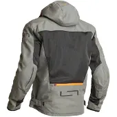 Lindstrands Rexbo Motorrad Textiljacke, grau/orange, 52