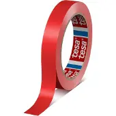TESA Verpackungsklebeband 60404, 19 mm x 66 m, rot