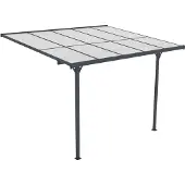 Fornorth Terrassenüberdachung 313x254x220-260cm