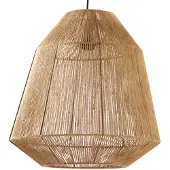 Light & Living - Hängeleuchte Malva - Jute - Ø50cm Hängelampe - Esstischlampe - Wohnzimmerlampe - Schlafzimmerlampe - Wohnzimmer