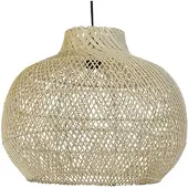 Light & Living - Hängeleuchte Charita - Rattan - Ø46cm Hängelampe - Esstischlampe - Wohnzimmerlampe - Schlafzimmerlampe - Wohnzimmer