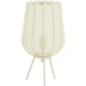 Light & Living Japandi Tischleuchte Plumeria creme Ø 25cm
