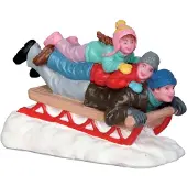 Lemax Weihnachtsfigur Sledding dad (mix)