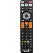 Superior Electronics SUPTRB008, TV, IR Wireless, Drucktasten, Schwarz