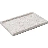Humdakin Seifenschale Terrazzo Quadrat Off-White / Terracotta (30 x 20 cm)
