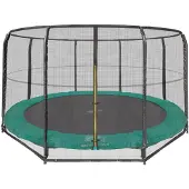 Magic Circle Pro Bodentrampolin Pro 305 cm Grün mit Sicherheitsnetz