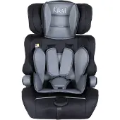 Kikid Kindersitz Basic 76-150cm R129, schwarz-grau