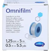 OMNIFILM Fixierpflaster Folie 1,25 cmx5 m 1 St Pflaster