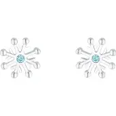 Prinzessin Lillifee Ohrschmuck für Mädchen, 925 Sterling Silber, Zirkonia synth. | Schneeflocke