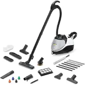 Kärcher SV 7, Zylinder-Dampfreiniger, 0,5 l, Schwarz, Grau, Weiß, 6 m, 2200 W, 1100 W