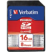 Verbatim Premium, 16 GB, SDHC, Klasse 10, 10 MB/s, 10 MB/s