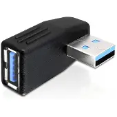 DeLOCK USB 3.0 M/F, USB 3.0, USB 3.0, Schwarz