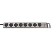 Brennenstuhl Super-Solid Line Steckdosenleiste 8-fach silber