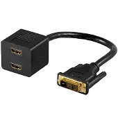 DeLOCK - Videokabel - HDMI (W) zu DVI-D (M) - 20 cm