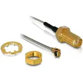 DeLOCK 88418, I-PEX M / SMA F, Schwarz, 0,5 m