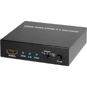 Roline HDMI 4K2K Audio Extraktor LPCM 7.1, Schwarz, 3840 x 2160 Pixel, 7.1 Kanäle, HDMI, HDMI, HDMI